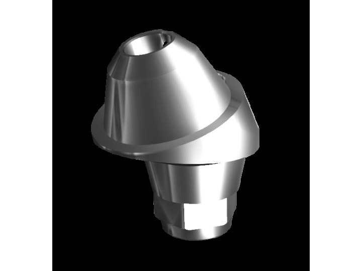 Абатмент-мультиюнит угловой 17° с внутренней резьбой, совместим с Dentium / Impro (2.5 мм), с винтом 01270