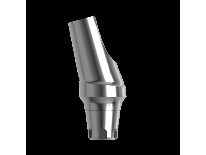 Абатмент титановый угловой 15°, совместим с MIS C1 WP (2.0 мм), с винтом 000312