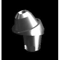 Абатмент-мультиюнит угловой 17° с внутренней резьбой, совместим с MIS C1 SP (2.5 мм), с винтом 01808