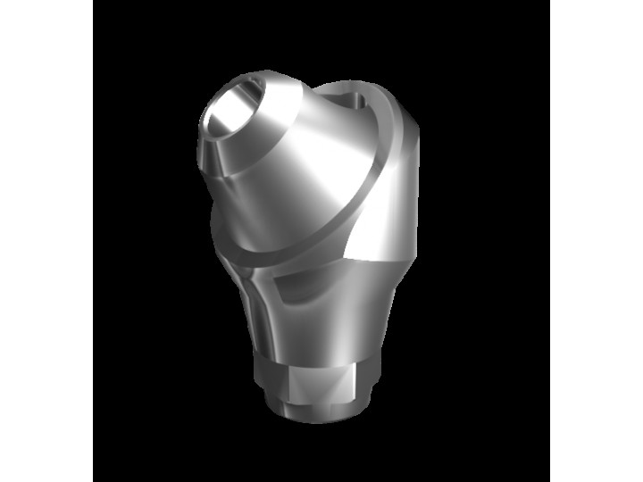 Абатмент-мультиюнит угловой 45° с внутренней резьбой, совместим с NeoBiotech (4.5 мм), с винтом 01549