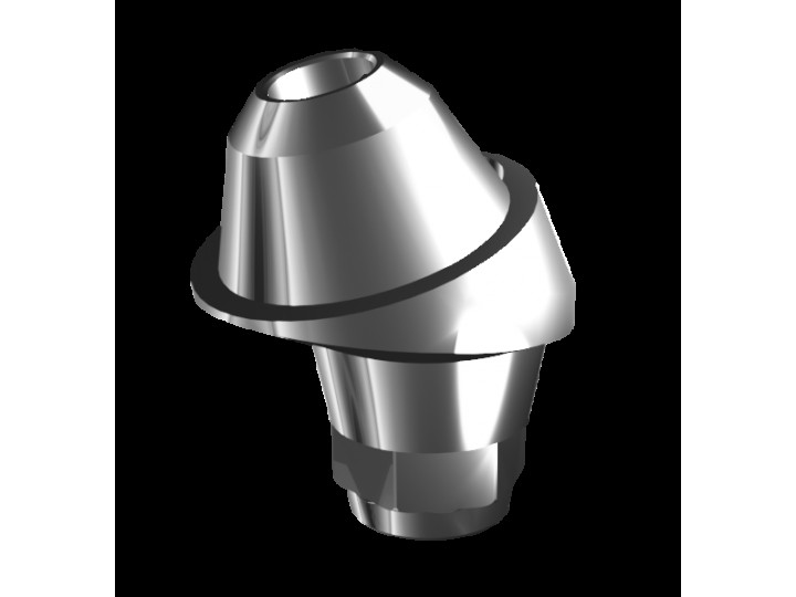 Абатмент-мультиюнит угловой 17° с внутренней резьбой, совместим с NeoBiotech (2.5 мм), с винтом 01545