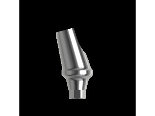 Абатмент титановый угловой 15°, совместим с Nobel Conical Connection NP (1.0 мм), с винтом 00211