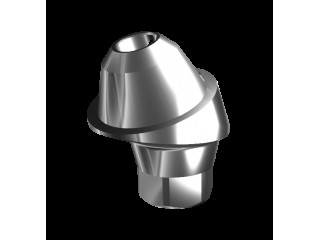 Абатмент-мультиюнит угловой 17° с внутренней резьбой, совместим с Nobel Conical Connection RP (2.5 мм), с винтом 01263