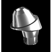 Абатмент-мультиюнит угловой 17° с внутренней резьбой, совместим с Nobel Conical Connection NP (2.5 мм), с винтом 01260