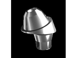 Абатмент-мультиюнит угловой 17° с внутренней резьбой, совместим с Nobel Conical Connection NP (2.5 мм), с винтом 01260