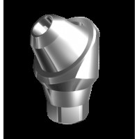 Абатмент-мультиюнит угловой 45° с внутренней резьбой, совместим с Nobel Conical Connection RP (4.5 мм), с винтом 01581