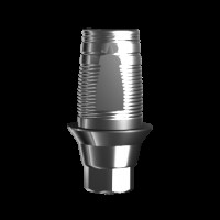 Абатмент-основание (одиночный), аналог GEO, совместим с Nobel Conical Connection RP (1.3 мм), с винтом 01123