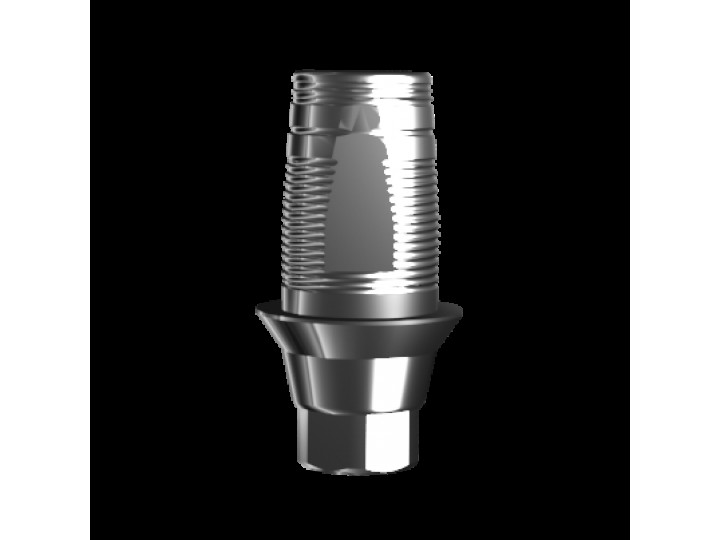 Абатмент-основание (одиночный), аналог GEO, совместим с Nobel Conical Connection RP (1.3 мм), с винтом 01123