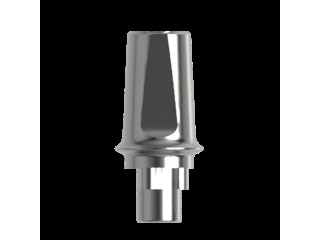 Абатмент титановый прямой, совместим с Nobel Replace NP (1.0 мм), с винтом 00001