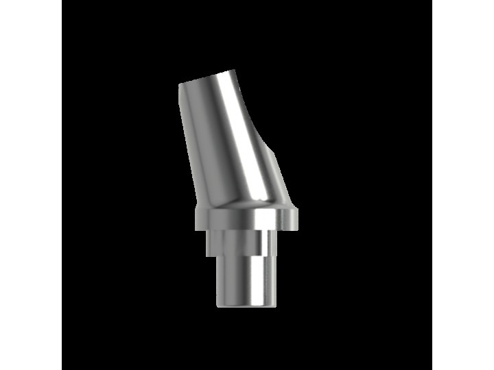 Абатмент титановый угловой 15°, совместим с Nobel Replace WP (1.0 мм), с винтом 00012