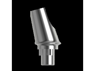 Абатмент титановый угловой 15°, совместим с Nobel Replace NP (1.0 мм), с винтом 00008