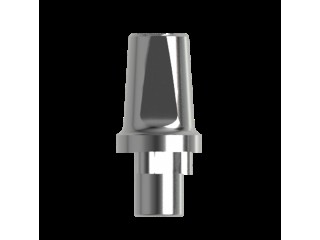 Абатмент титановый прямой, совместим с Nobel Replace WP (1.0 мм), с винтом 00003