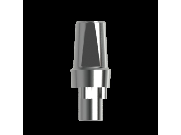 Абатмент титановый прямой, совместим с Nobel Replace RP (1.0 мм), с винтом 00002