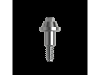 Абатмент-мультиюнит прямой, совместим с Nobel Replace RP (1.0 мм), с винтом 00318