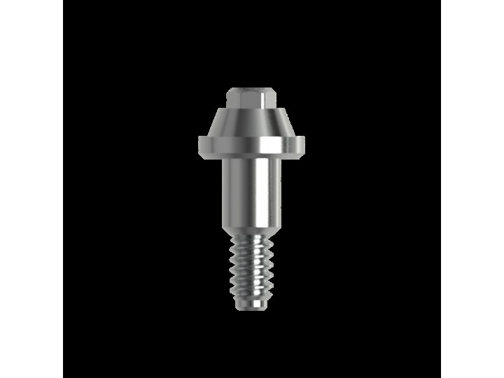 Абатмент-мультиюнит прямой, совместим с Nobel Replace RP (1.0 мм), с винтом 00318