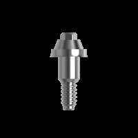 Абатмент-мультиюнит прямой, совместим с Nobel Replace WP (1.0 мм), с винтом 00321