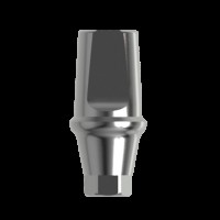 Абатмент титановый прямой, совместим с Osstem Regular 4.5 (2.0 мм), с винтом 00463
