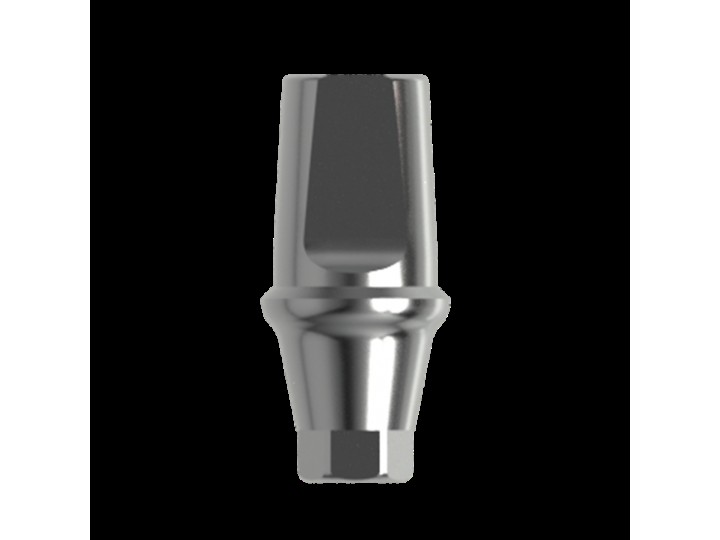 Абатмент титановый прямой, совместим с Osstem Regular 4.5 (2.0 мм), с винтом 00463