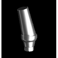 Абатмент титановый угловой 17°, совместим с Osstem Regular ⌀ 4.5 (2.0 мм), type B, с винтом 01492