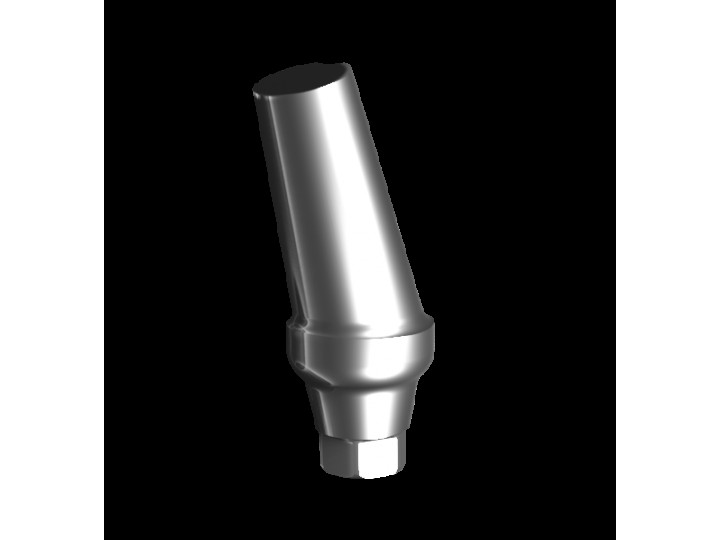 Абатмент титановый угловой 17°, совместим с Osstem Regular ⌀ 4.5 (2.0 мм), type B, с винтом 01492