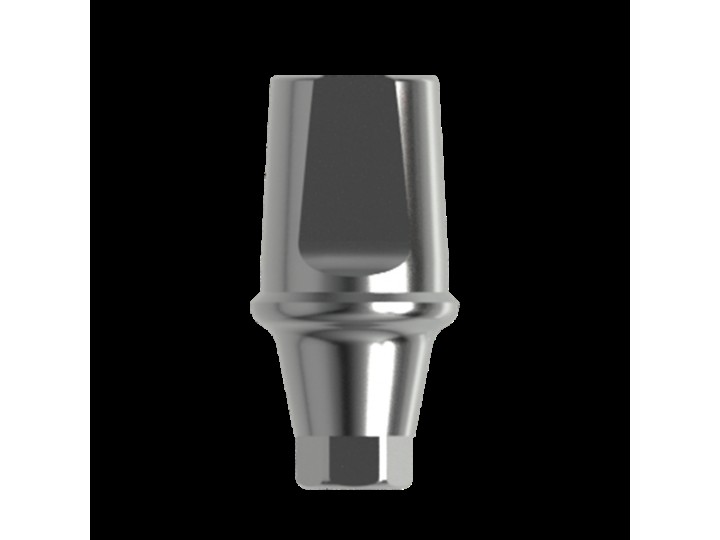 Абатмент титановый прямой, совместим с Osstem Regular 5.0 (2.0 мм), с винтом 00465