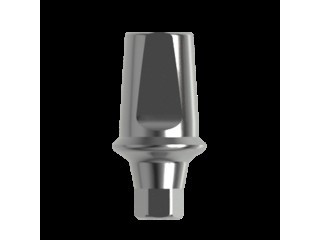 Абатмент титановый прямой, совместим с Osstem Mini (1.0 мм), с винтом 00426