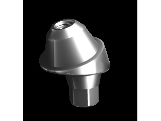 Абатмент-мультиюнит угловой 17° с внутренней резьбой, совместим с Osstem Mini (2.5 мм), с винтом 00909
