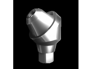 Абатмент-мультиюнит угловой 45° с внутренней резьбой, совместим с Osstem Mini (4.5 мм), с винтом 00917