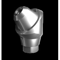 Абатмент-мультиюнит угловой 45° с внутренней резьбой, совместим с Osstem Regular (4.5 мм), с винтом 00940