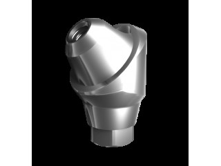 Абатмент-мультиюнит угловой 45° с внутренней резьбой, совместим с Osstem Regular (4.5 мм), с винтом 00940