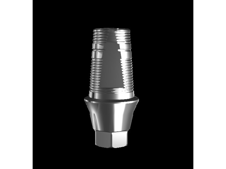 Абатмент-основание (одиночное), аналог GEO, совместим с Osstem Regular (1.3 мм), с винтом 01138
