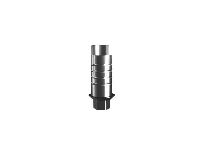 Основание титановое ULTRA LINE, TiN, с фиксацией, удлиненное 8 мм, совместимо с Alpha-Bio, MIS, Adin с винтом (1шт)