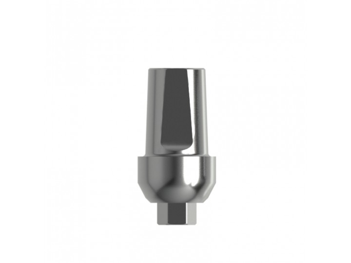 Абатмент титановый прямой, совместим с Alpha-Bio, MIS, Adin, Zimmer, с винтом (1шт)