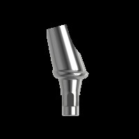 Абатмент титановый угловой 15°, совместим с Straumann Bone Level RC (1.0 мм), с винтом 00078