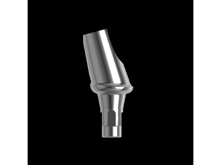 Абатмент титановый угловой 15°, совместим с Straumann Bone Level RC (1.0 мм), с винтом 00078