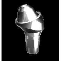 Абатмент-мультиюнит угловой 17° с внутренней резьбой, совместим с Straumann Bone Level RC (3.5 мм), type A 01341