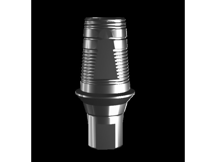 Абатмент-основание (одиночный), аналог GEO, совместим с Straumann Bone Level NC (1.3 мм), с винтом 01179