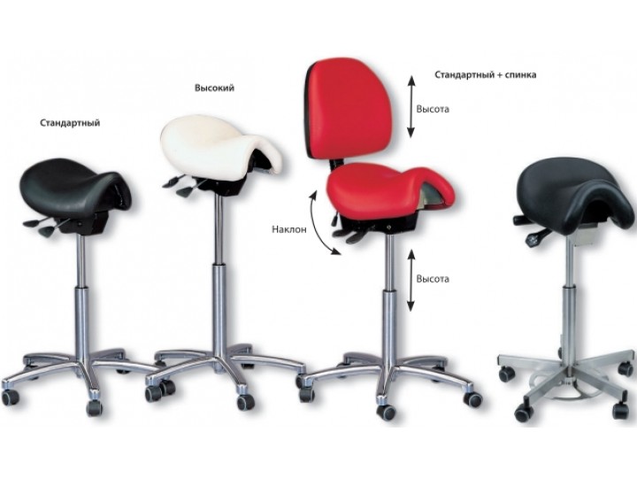 Стул-седло Bambach стандартное твёрдое, премиальная кожа