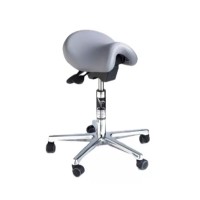 Стул-седло мягкое Bambach, маленькое, премиальная кожа