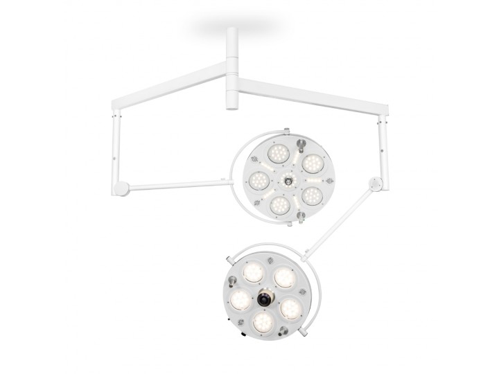 Светильник двухкупольный, 6-ти модульный FotonFly 6М5С с камерой, потолочный подвес