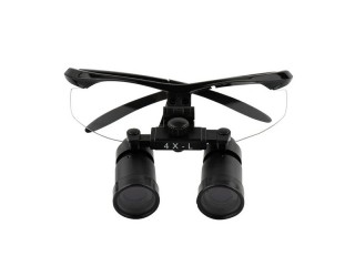 Бинокулярные лупы Ymarda Flip-up CM4.0X черная оправа