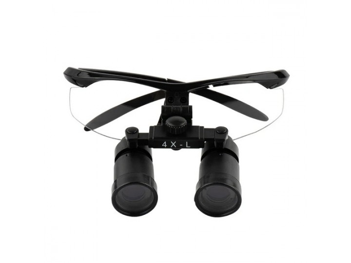 Бинокулярные лупы Ymarda Flip-up CM4.0X черная оправа