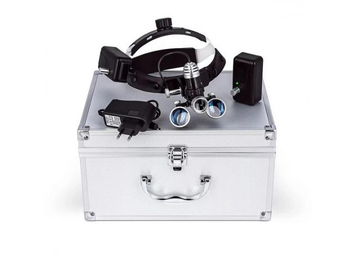 Бинокулярная лупа на шлеме Mercury увеличение 3.5x