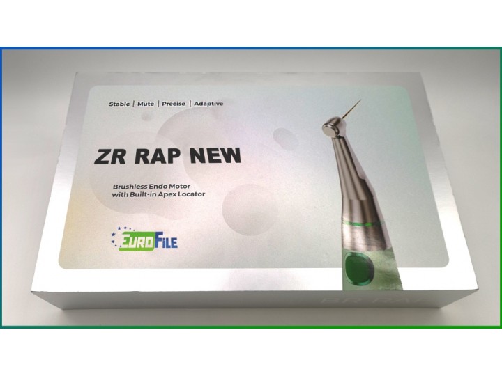 Эндомотор с апекслокатором беспроводной ZR Rap 6:1 Black Eurofile