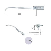 P11R - пародонтологическая насадка к скейлерам Varios (для NSK/Satelec)