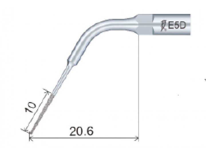 Насадка E5D эндодонтическая на скалер (разъем UDS Woodpecker, EMS)