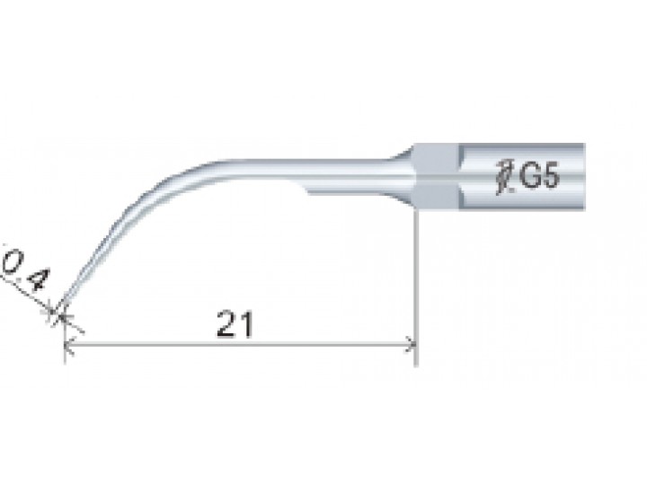 Насадка G5T для снятия зубных отложений на скалер (разъем UDS Woodpecker, EMS)