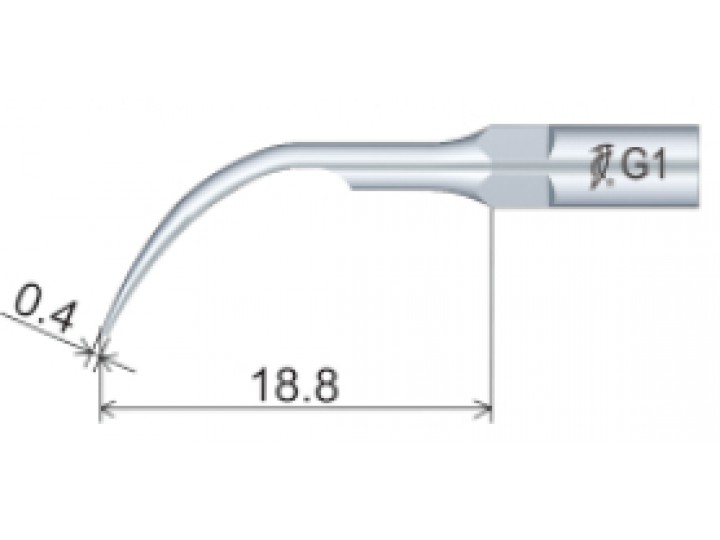 Насадка G1T для снятия зубных отложений на скалер (разъем UDS Woodpecker, EMS)