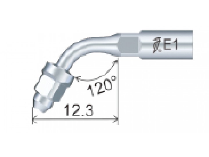 Насадка E1 эндодонтическая на скалер (разъем UDS Woodpecker, EMS)