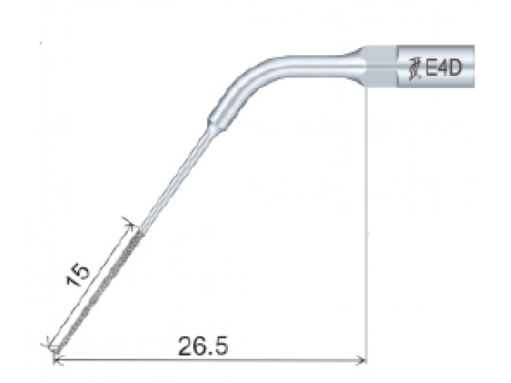 Насадка E4D эндодонтическая на скалер (разъем UDS Woodpecker, EMS)